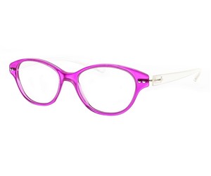 iGreen V4.29-C12 Kids Eyeglasses Transp Cyclamen/Matt Crystal