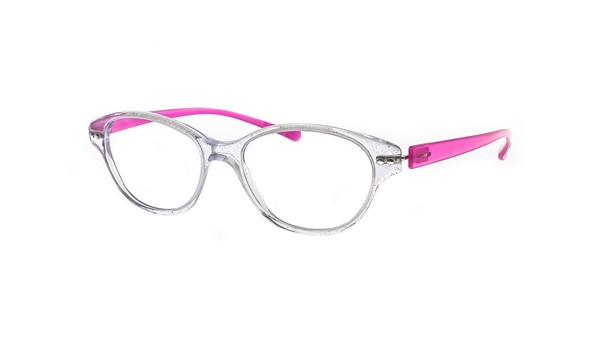 iGreen V4.29-C18 Kids Eyeglasses Crystal Glitter/Fuchsia