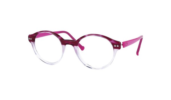 iGreen V4.88-C1020 Kids Eyeglasses Tricolor Gradient Pinks/Fuchsia
