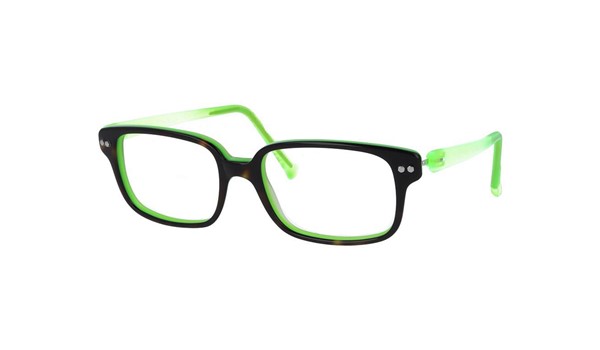 iGreen V4.92-C061 Kids Eyeglasses Havana Acid Green/Matt Acid Green