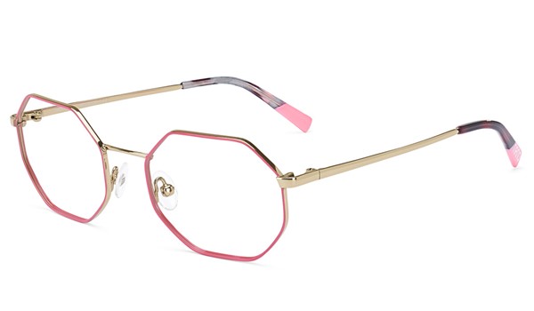 Nano Metal Berlin Children's Glasses Pink Gold