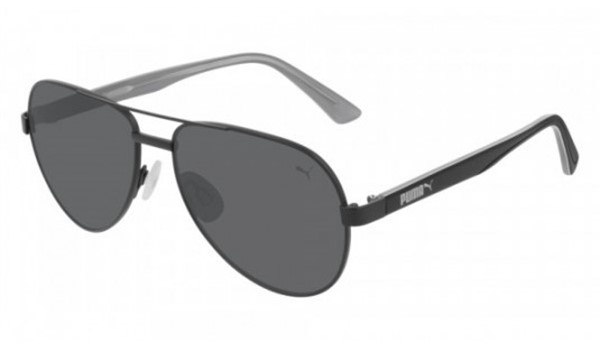 Puma Junior Kids Sunglasses PJ0027S-009 Black Grey Lens