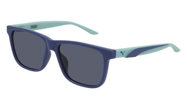 Puma Junior Kids Sunglasses PJ0051S-002 Blue Green Blue Lenses