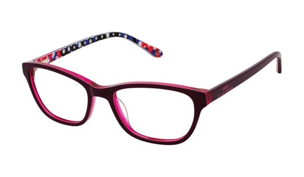 Lulu Guinness Girls Eyeglasses LK012 Purple