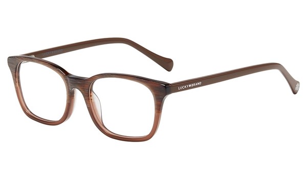 Lucky Brand Children's Eyeglasses D818 Dark Brown Horn