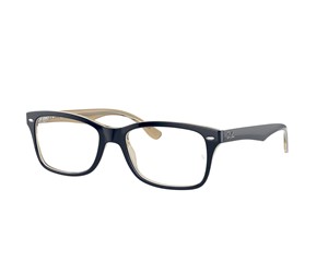 Ray-Ban Eyeglasses RX5228-8119 Blue on Transparent Light Brown