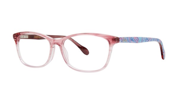 Lilly Pulitzer Azita Girls Eyeglasses Pink Moon