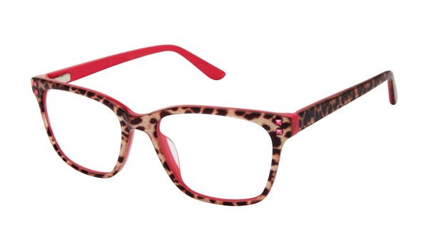 gx by Gwen Stefani Juniors GX826 Girls Glasses MUL Glitter Leopard Print