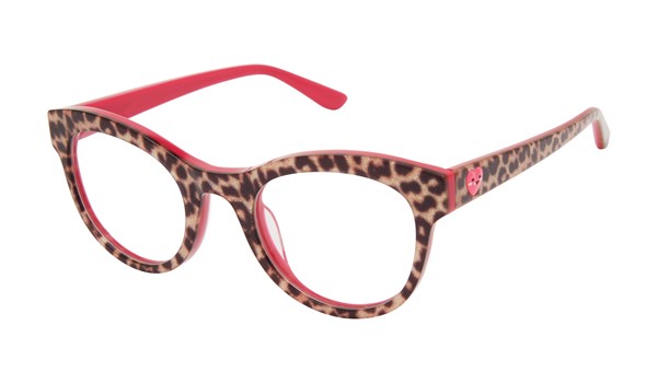 gx by Gwen Stefani Juniors GX827  Girls Glasses MUL Glitter Leopard Print 