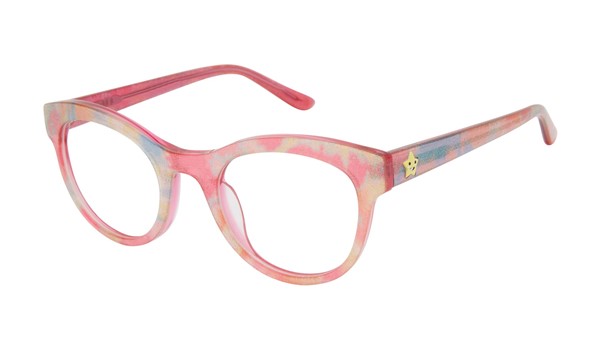gx by Gwen Stefani Juniors GX827  Girls Glasses PNK Pink Glitter Tie Dye