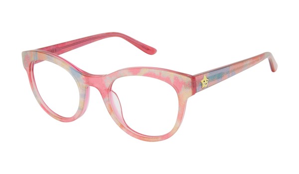 gx by Gwen Stefani Juniors GX827 Girls Glasses PNK Pink Glitter Tie Dye