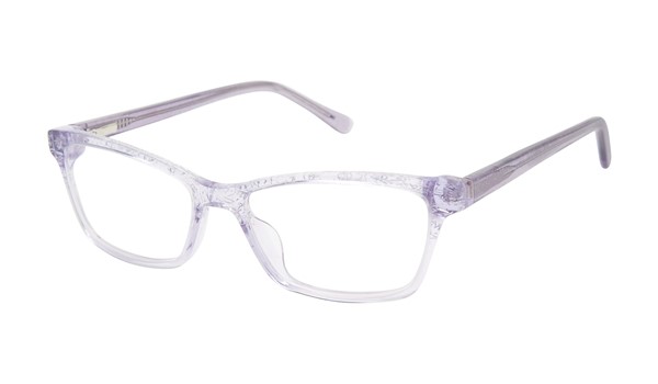 Lulu Guinness Girls Eyeglasses LK032 Purple Glitter