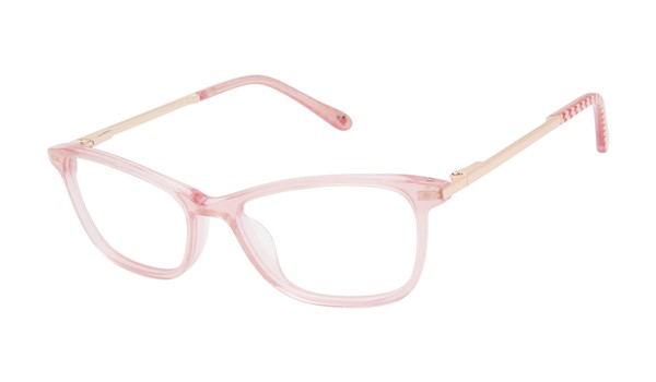 Lulu Guinness Girls Eyeglasses LK033 Pink Glitter