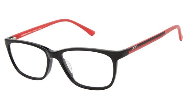 Crocs JR6059 Kids Eyeglasses 20PK Black Red