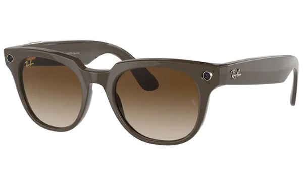 Ray-Ban Stories Meteor RW4005 656013 Brown Brown Gradient Sunglasses