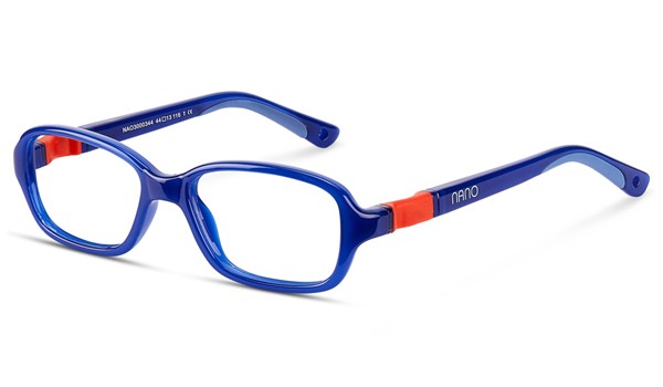 Nano Replay 3.0 Kids Eyeglasses Crystal Navy/Red