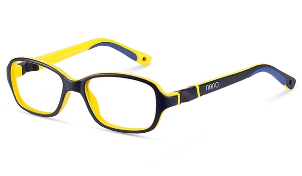 Nano Replay 3.0 Kids Eyeglasses Matt Navy/Yellow