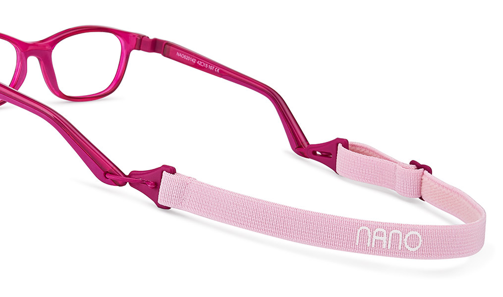 Nano Camper 3.0 Kids Eyeglasses Crystal Raspberry/Raspberry