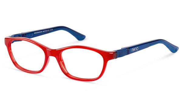 Nano Camper 3.0 Kids Eyeglasses Dk Crystal Red/Navy