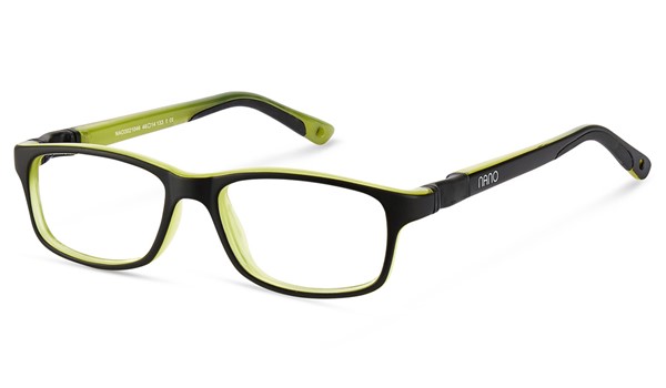 Nano Crew 3.0 Kids Eyeglasses Matt Black/Yellow 