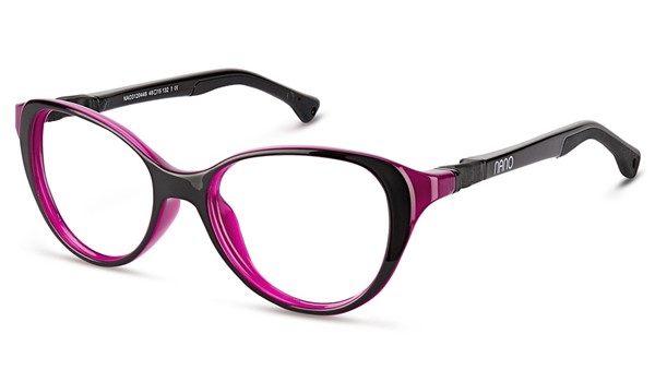 Nano Mimi 3.0 Girls Eyeglasses Black/Raspberry