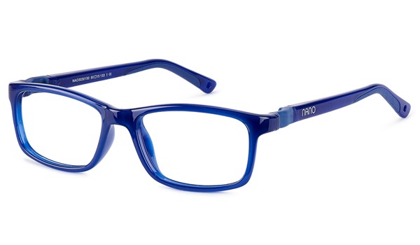 Nano Fangame 3.0  Kids Eyeglasses Crystal Navy/Navy