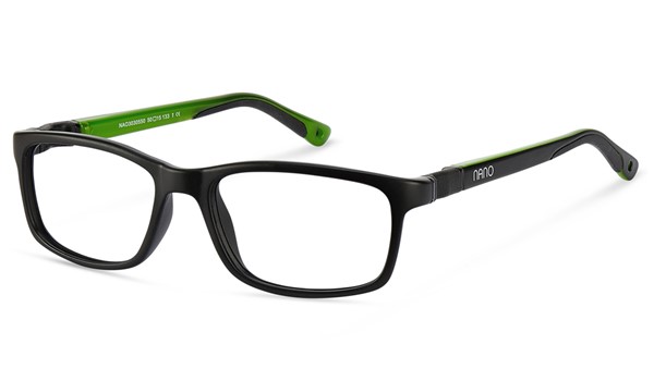 Nano Fangame 3.0 Kids Eyeglasses Matte Black/Green 