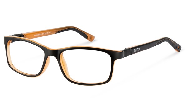 Nano Fangame 3.0 Kids Eyeglasses Matte Black/Orange 