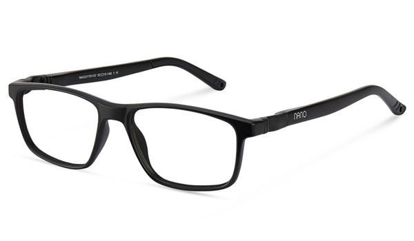 Nano Fanboy 3.0 Kids Eyeglasses Matte Black/Black 