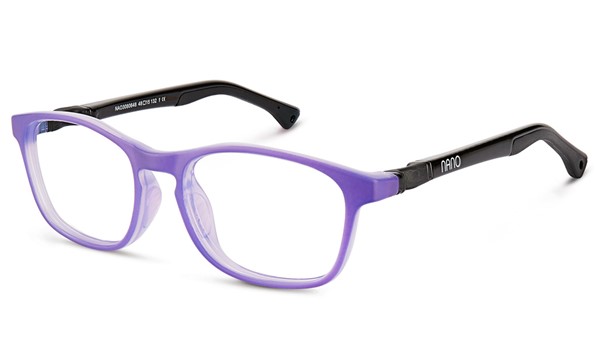 Nano Power Up 3.0 Children's Glasses Crystal Matte Purple/Black