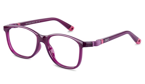 Nano Quest 3.0 Kids Eyeglasses Crystal Purple/Pink