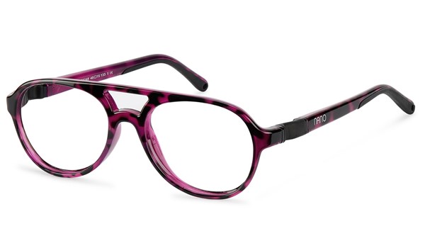 Nano Gran Turismo 3.0 Kids Eyeglasses Crystal Pink Tortoise Shell/Black