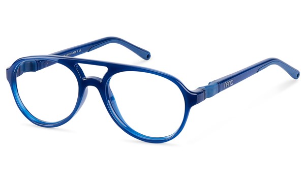 Nano Gran Turismo 3.0 Kids Eyeglasses Crystal Navy/Navy