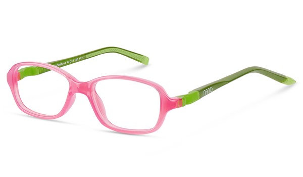 Nano Replay Sleek 3.0 Kids Eyeglasses Crystal Coral/Green 