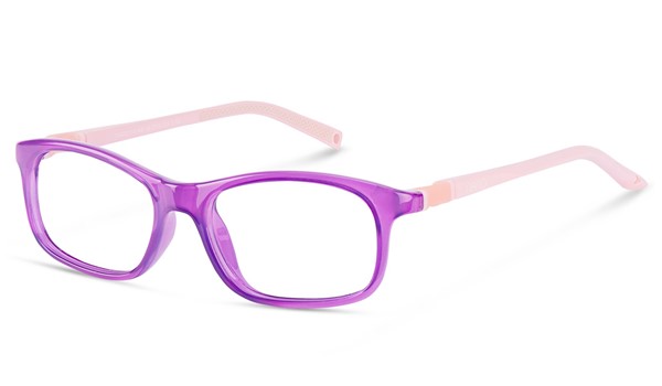 Nano Arcade Sleek 3.0 Kids Eyeglasses Crystal Purple /Pink 