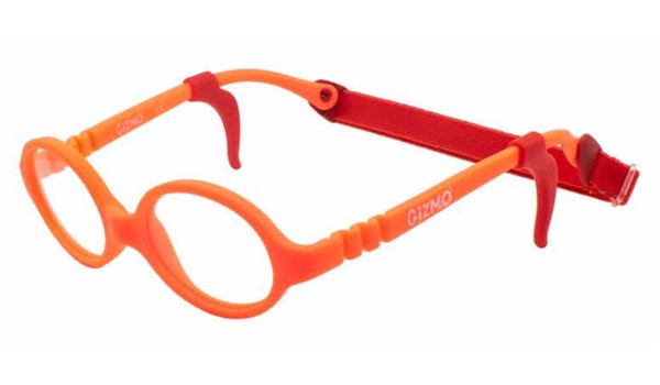 Gizmo GZ1009 Kids Eyeglasses Neon Orange