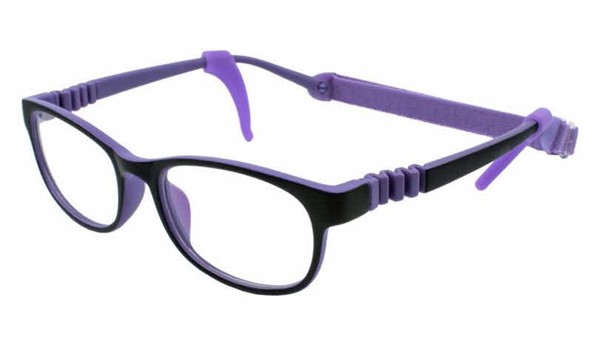 Gizmo GZ2003 Kids Eyeglasses Black Purple