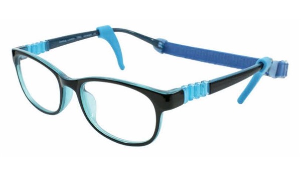 Gizmo GZ2003 Kids Eyeglasses Black Teal