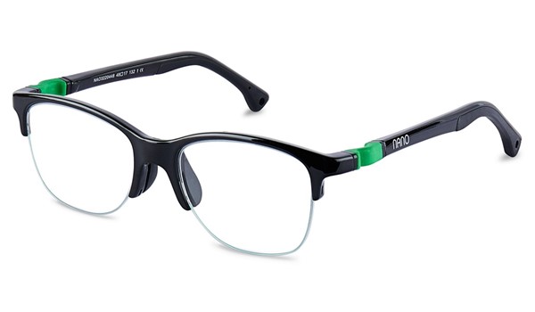 Nano Airline Falcon Kid's Glasses Black/Green