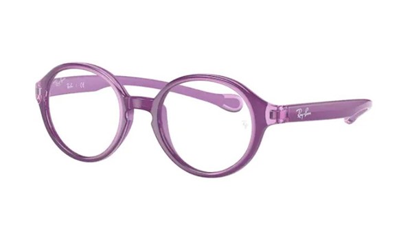 Ray-Ban Junior RY9075V-3880 Toddlers Glasses Violet on Rubber Violet