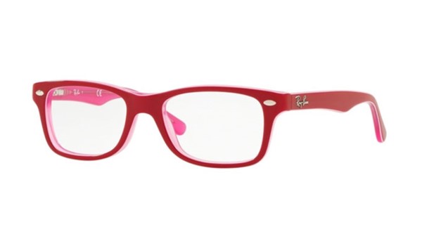 Ray-Ban Junior RY1531-3761 Children's Glasses Bordeaux on Transparent Pink