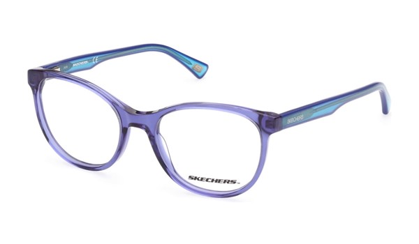 Skechers SE1647 090 Kids Glasses Shiny Blue