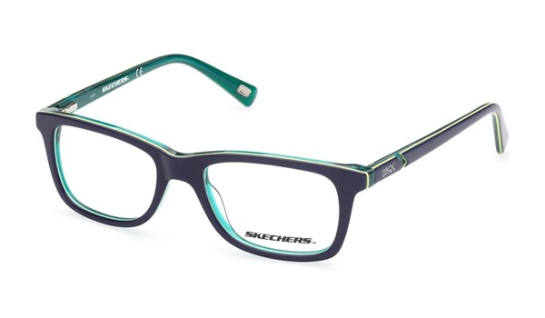 Skechers SE1168 090 Kids Glasses Shiny Blue