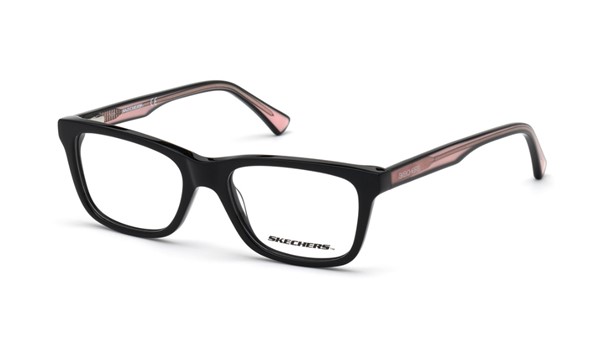 Skechers SE1644 001 Kids Glasses Shiny Black