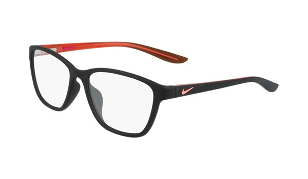 Nike 5028-009 Kids Eyeglasses Matte Black/Atomic Pink