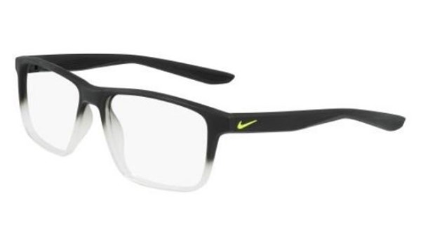 Nike 5002-010 Kids Eyeglasses Matte Black/Clear Fade