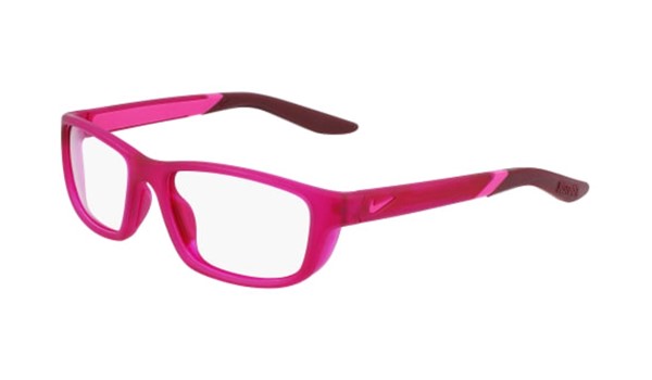 Nike 5044-606 Kids Eyeglasses Matte Cactus Flower/Dark Beetroot