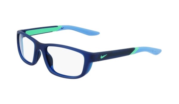 Nike 5044-405 Kids Eyeglasses Matte Midnight Navy/Royal Pulse