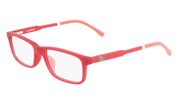 Lacoste L3646-615 Kids Eyeglasses Matte Red Lumi