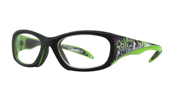 Rec Specs Liberty Sport F8 Street Series Protective Kids Eyeglasses Neon Tag #245